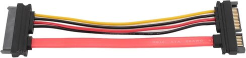 كابل تمديد الطاقة SATA7 15pin، SAS29P F إلى SATA22P M كابل بيانات HDD ذكر إلى أنثى، بدون حاجز، اتصالات سهلة للوحة الأم in Kuwait
