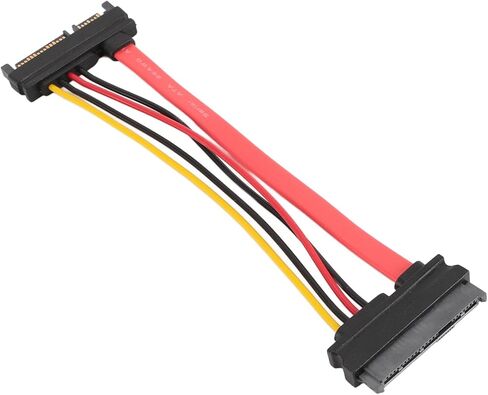 كابل تمديد الطاقة SATA7 15pin، SAS29P F إلى SATA22P M كابل بيانات HDD ذكر إلى أنثى، بدون حاجز، اتصالات سهلة للوحة الأم in Kuwait