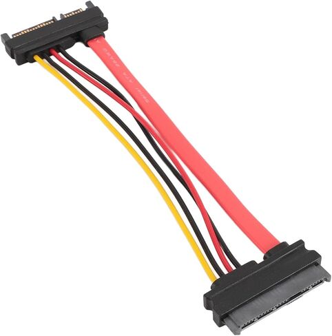 كابل تمديد الطاقة SATA7 15pin، SAS29P F إلى SATA22P M كابل بيانات HDD ذكر إلى أنثى، بدون حاجز، اتصالات سهلة للوحة الأم in Kuwait