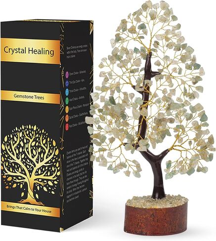 7 Chakra Crystal Tree of Life, Crystal Tree for Home Decor, Crystals and Stones, Birthday Gifts for Women, Mom, Office Decor, Living Room Decor, House Warming Gifts New Home | Gift for Women in Kuwait