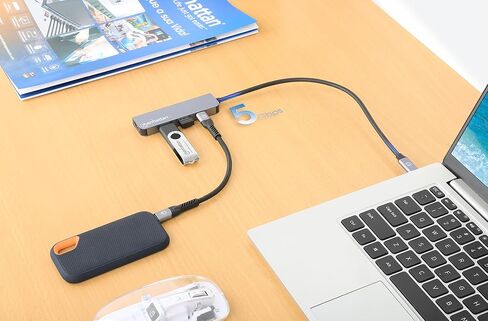 محطة إرساء مانهاتن USB-C PD 4 في 1: تحويل الأجهزة باستخدام HDMI 4K، وشحن 100 واط، ومنافذ USB-A لأجهزة الكمبيوتر المحمولة والأجهزة اللوحية والهواتف - 190428 in Kuwait