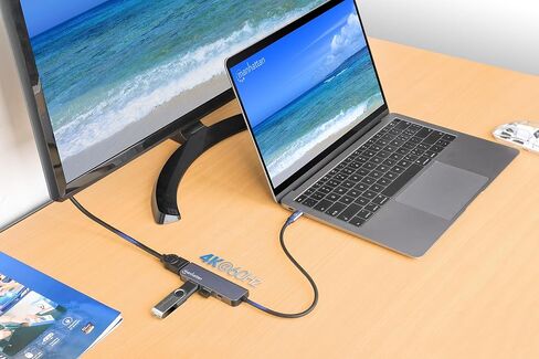 محطة إرساء مانهاتن USB-C PD 4 في 1: تحويل الأجهزة باستخدام HDMI 4K، وشحن 100 واط، ومنافذ USB-A لأجهزة الكمبيوتر المحمولة والأجهزة اللوحية والهواتف - 190428 in Kuwait