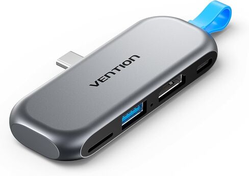 VENTION USB Hub for iPad, USB C to USB A/HDMI/USB 3.2/TF Reader, 4K 60Hz, Aluminium USB C PD 100W, 10Gbps USB Splitter for iPad/MacBook/HP/DELL/Laptop in Saudi Arabia