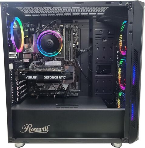 Odyssey Darkus V3 Custom Gaming PC, RGB LED Fans, Intel i5 Upto 4.1GHz, 16GB DDR4 RAM, 1TB SSD, GeForce RTX 3050 6GB GDDR6, Wi-Fi, Windows 11 Pro in Saudi Arabia