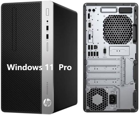 كمبيوتر سطح المكتب HP ProDesk 600 G4 Tower، Intel i5-8500T، ذاكرة وصول عشوائي 8 جيجابايت، 256 جيجابايت SSD، لوحة مفاتيح وماوس، USB WiFi، USB Bluetooth، Windows 11 Pro (متجدد) in Kuwait