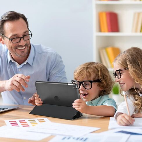 حافظة ذكية لجهاز iPad (A16) الجيل الحادي عشر 11 بوصة 2025، حافظة iPad الجيل العاشر 10.9 بوصة 2022، غطاء خلفي شفاف من البولي كربونات بحامل نحيف، يدعم معرف اللمس، الاستيقاظ/السكون التلقائي in Kuwait