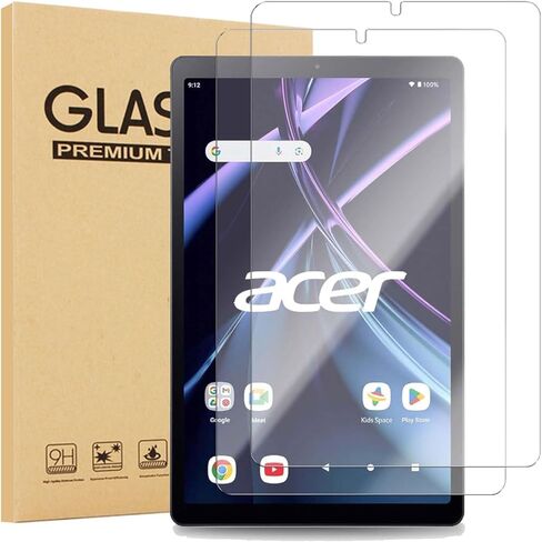قطعتان من واقي الشاشة الزجاجي لجهاز Acer Iconia Tab A8 مقاس 8.7 بوصة - طبقة من الزجاج المقسى/دقة عالية/صلابة 9H/مقاومة للخدش in Kuwait