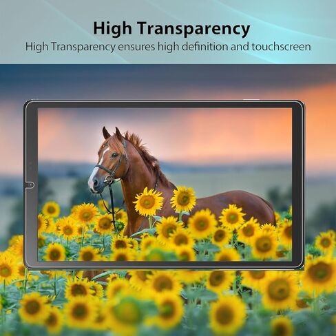 قطعتان من واقي الشاشة الزجاجي لجهاز Acer Iconia Tab A8 مقاس 8.7 بوصة - طبقة من الزجاج المقسى/دقة عالية/صلابة 9H/مقاومة للخدش in Kuwait