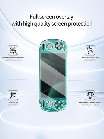 Screen Protector for Retroid Pocket G2 Handheld, Anti-Scratch 9H Hardness Tempered Glass,Touch Sensitive,Edges Bubble Free Easy to Install,HD Clear,2 Pack. in Saudi Arabia