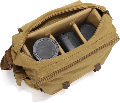Professional DSLR Gear Bag Expandable Pocket Equipment Storage Bag for Family Trip Outdoor Activities Photographers Detachable Dividers Camera Bag in Saudi Arabia
