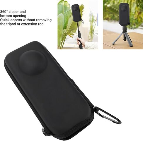 Fabater Carrying Case for 360 X4 X5, Hard Shell Portable Travel Bag, Small Storage Bag Protective Cover with, Anti Shock, Action Camera Accessories in Saudi Arabia