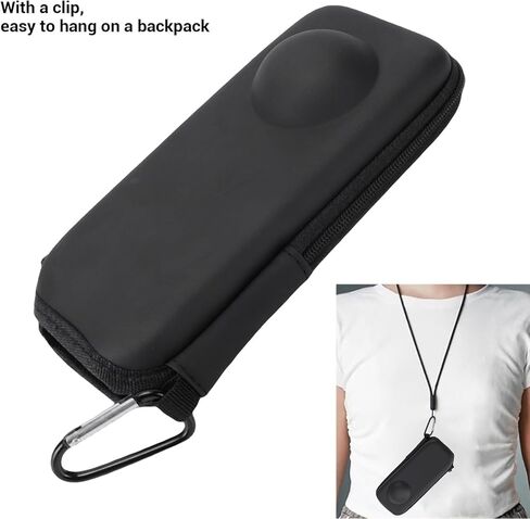 Fabater Carrying Case for 360 X4 X5, Hard Shell Portable Travel Bag, Small Storage Bag Protective Cover with, Anti Shock, Action Camera Accessories in Saudi Arabia