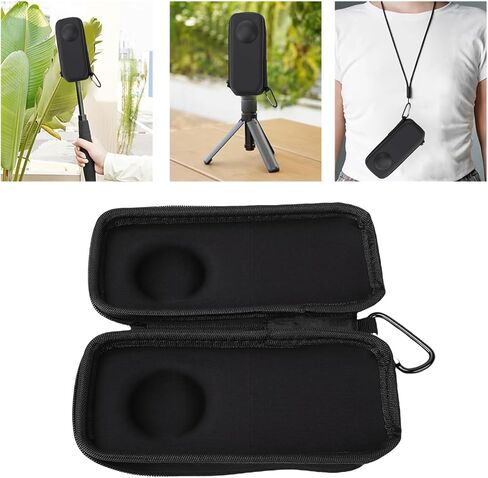 Fabater Carrying Case for 360 X4 X5, Hard Shell Portable Travel Bag, Small Storage Bag Protective Cover with, Anti Shock, Action Camera Accessories in Saudi Arabia