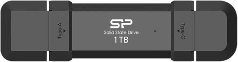 محرك أقراص USB Silicon Power Marvel Xtreme DS72 USB3.2 Gen2 سعة 1 تيرابايت أسود (النوع A/النوع C) in Saudi Arabia