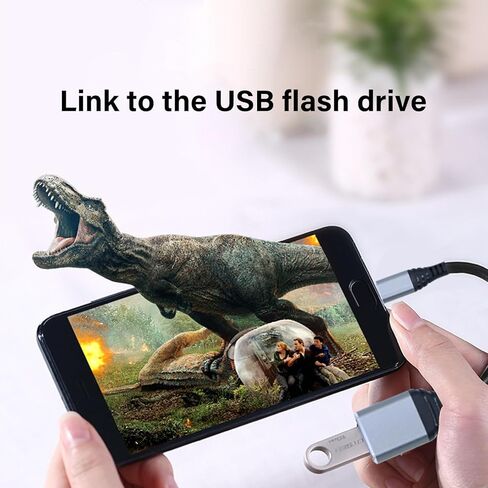 محول USB USB C إلى USB3.0 للهواتف الذكية التي تعمل بنظام Android، نقل سريع للبيانات مع كابل مجدول من النايلون المتين in Kuwait