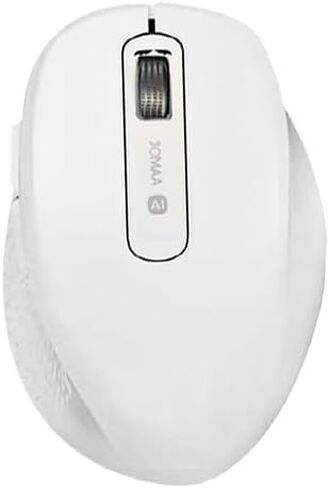 JOMAA Wireless + Bluetooth AI Mouse ماوس صوتي ذكي يدعم ترجمة السكتة الدماغية تحويل الإدخال الصوتي لتحسين كفاءة العمل، ينطبق على Win، Mac (أسود) in Kuwait