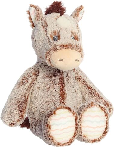 حيوان محشو للأطفال من Aurora® Adorable Cuddlers™ Promise Pony™ - مساعد آمن ونوم للأطفال والرضع - مثالي لاستحمام الأطفال وديكورات غرف الأطفال - بني 15 بوصة in Kuwait