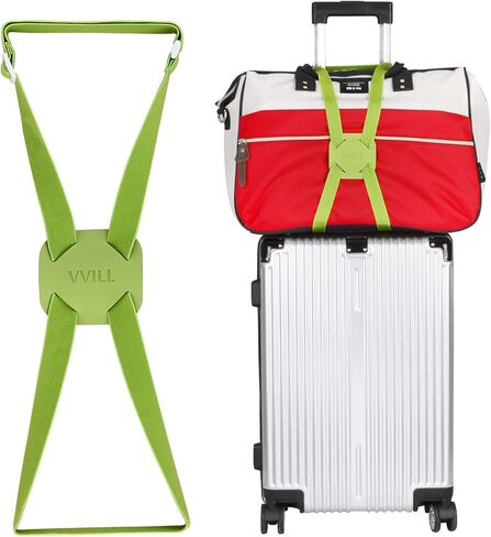 VVILL Bag Bungee, Luggage Straps Suitcase Adjustable Belt - Lightweight and Durable Travel Bag Accessories in Saudi Arabia