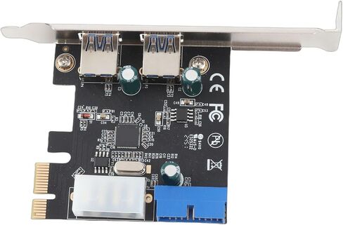 aqxreight USB3 0 Expansion Card 2 Port 19 Pin 4P PCIE to USB3 0 Expansion Card Controller Adapter You Data 5GB S 2 This and 3 Speed 3 USB Attain 0 in Saudi Arabia