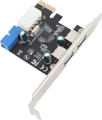 aqxreight USB3 0 Expansion Card 2 Port 19 Pin 4P PCIE to USB3 0 Expansion Card Controller Adapter You Data 5GB S 2 This and 3 Speed 3 USB Attain 0 in Saudi Arabia