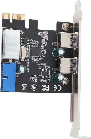 aqxreight USB3 0 Expansion Card 2 Port 19 Pin 4P PCIE to USB3 0 Expansion Card Controller Adapter You Data 5GB S 2 This and 3 Speed 3 USB Attain 0 in Saudi Arabia