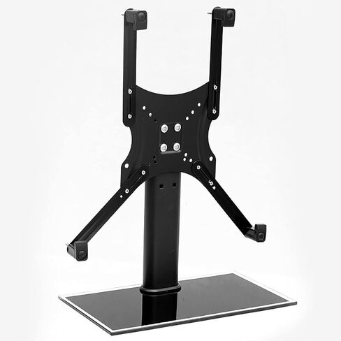 TV Stand Level 3, Heavy-Duty Tempered Glass Base, Monitor Arm Suitable for 24-32 Inch Unperforated LCD Computer Sns in Saudi Arabia