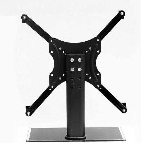 TV Stand Level 3, Heavy-Duty Tempered Glass Base, Monitor Arm Suitable for 24-32 Inch Unperforated LCD Computer Sns in Saudi Arabia