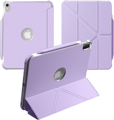حافظة لجهاز iPad (A16) الجيل الحادي عشر 11 بوصة 2025، حافظة iPad الجيل العاشر 10.9 بوصة 2022 مع حامل قلم رصاص، غطاء حامل واقٍ مغناطيسي قابل للطي 3+Y (أسود) in Saudi Arabia