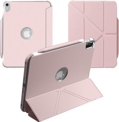 حافظة لجهاز iPad (A16) الجيل الحادي عشر 11 بوصة 2025، حافظة iPad الجيل العاشر 10.9 بوصة 2022 مع حامل قلم رصاص، غطاء حامل واقٍ مغناطيسي قابل للطي 3+Y (أسود) in Saudi Arabia