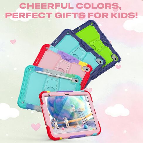 HXCASEAC Case for iPad A16 11th/10th Generation Case Kids, Girl, Drop Proof in Saudi Arabia