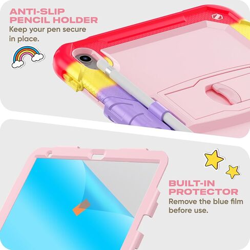 HXCASEAC Case for iPad A16 11th/10th Generation Case Kids, Girl, Drop Proof in Saudi Arabia