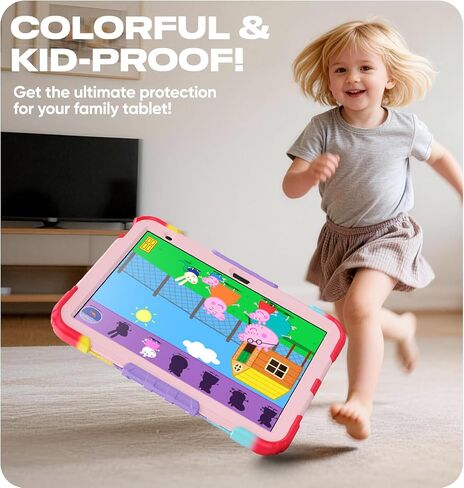 HXCASEAC Case for iPad A16 11th/10th Generation Case Kids, Girl, Drop Proof in Saudi Arabia
