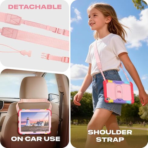 HXCASEAC Case for iPad A16 11th/10th Generation Case Kids, Girl, Drop Proof in Saudi Arabia