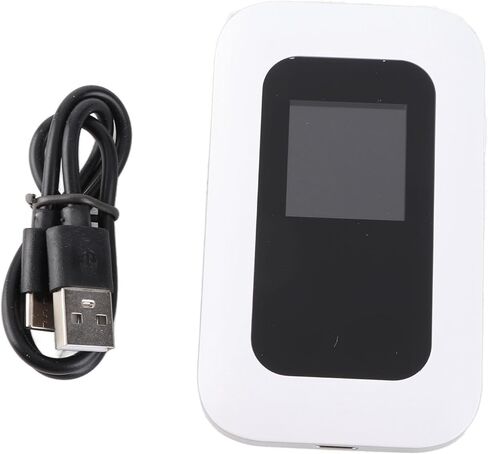نقطة اتصال واي فاي محمولة من Focket، جهاز نقطة اتصال محمول لاسلكي 4G LTE، جهاز توجيه واي فاي للجيب مع شاشة LED 1.44 بوصة لرحلات العمل والسفر في الهواء الطلق in Kuwait