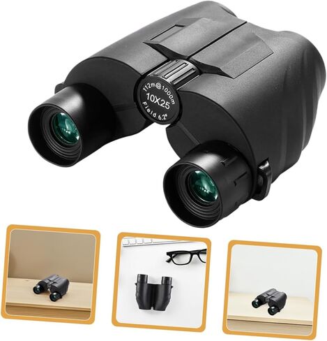 Sewroro 10x25 Binoculars for Adults, High Power Coated Optics with Low Light Night Vision, Compact Waterproof Binoculars for Hiking, Bird Watching, Camping, and Outdoor Travel in Saudi Arabia