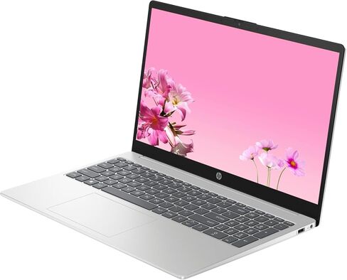 HP Lightweight 15.5" Full HD IPS Laptop, Intel i7-1355U Processor Up to 4.99GHz, 16GB DDR4 Ram, 1TB SSD, HDMI, WiFi 6, Windows 11 Home OS, Pastel Silver, Renewed in Saudi Arabia