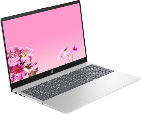 HP Lightweight 15.5" Full HD IPS Laptop, Intel i7-1355U Processor Up to 4.99GHz, 16GB DDR4 Ram, 1TB SSD, HDMI, WiFi 6, Windows 11 Home OS, Pastel Silver, Renewed in Saudi Arabia