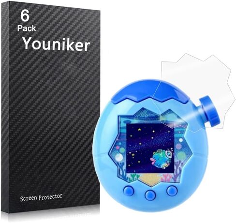 6 Pack Compatible with Tamagotchi Paradise Screen Protector Film Screen Protectors Foils Screen Cover Crystal Clear HD Anti-Scratch Anti-Fingerprint in Saudi Arabia