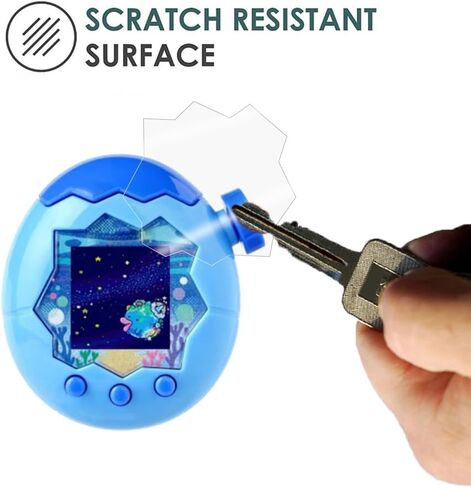 6 Pack Compatible with Tamagotchi Paradise Screen Protector Film Screen Protectors Foils Screen Cover Crystal Clear HD Anti-Scratch Anti-Fingerprint in Saudi Arabia
