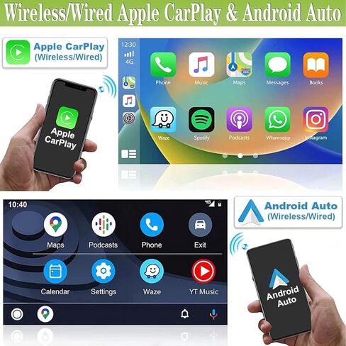 Android 15 Car Radio for 2015-2019 Hyundai Tucson with Wireless Carplay and Android Auto, 2+64GB 9 Inch Touch Screen Upgrade for Tucson in-Dash Navigation GPS Unit, WiFi, BT, HiFi, SWC, Backup Cam in Saudi Arabia
