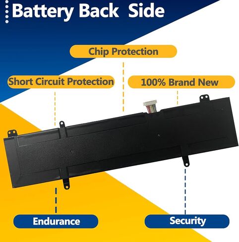 B31N1707 42Wh استبدال البطارية لـ Asus VivoBook S14 S406UA-GS8202T S410 S410UN S410UF S410UA S410UQ S410UQ-NH74 X411UA X411UF X411UN X411UQ S4100V S4100VN Series 11.55V 3653 in Saudi Arabia