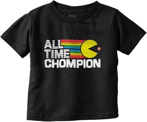Pacman Champion Hungry Foodie Toddler Boy Girl T Shirt in Saudi Arabia