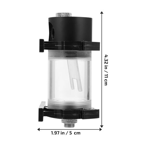 Water Cooling Tank Transparent Reservoir with Side Cover Shaped Bracket High Temperature Resistant Liquid Cooling for Computer Systems in Saudi Arabia