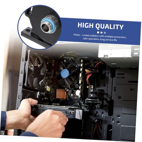 Water Cooling Tank Transparent Reservoir with Side Cover Shaped Bracket High Temperature Resistant Liquid Cooling for Computer Systems in Saudi Arabia
