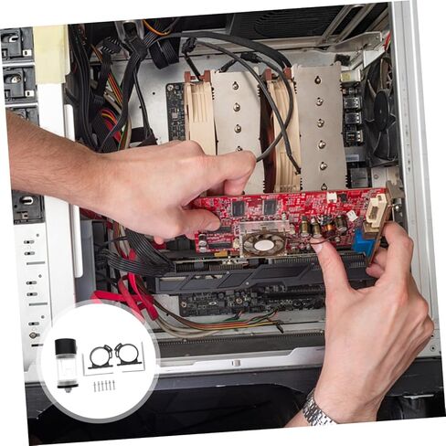 Water Cooling Tank Transparent Reservoir with Side Cover Shaped Bracket High Temperature Resistant Liquid Cooling for Computer Systems in Saudi Arabia
