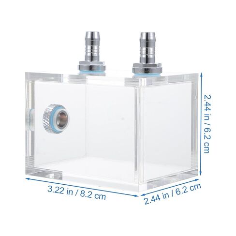 Computer CPU Liquid Cooler Reservoir Tank Water Cooling System High Transparency Acrylic Cooling Accessory for Efficient Heat Dissipation in Saudi Arabia