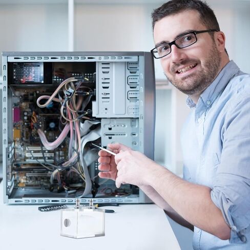 Computer CPU Liquid Cooler Reservoir Tank Water Cooling System High Transparency Acrylic Cooling Accessory for Efficient Heat Dissipation in Saudi Arabia