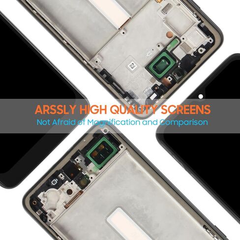 for Samsung Galaxy A33 5G Screen Replacement for Samsung A33 5G A336 LCD Display SM-A336E SM-A336B Touch Screen Digitizer Glass Assembly with Repair Kits (Black with Frame,Without Fingerprint) in Saudi Arabia