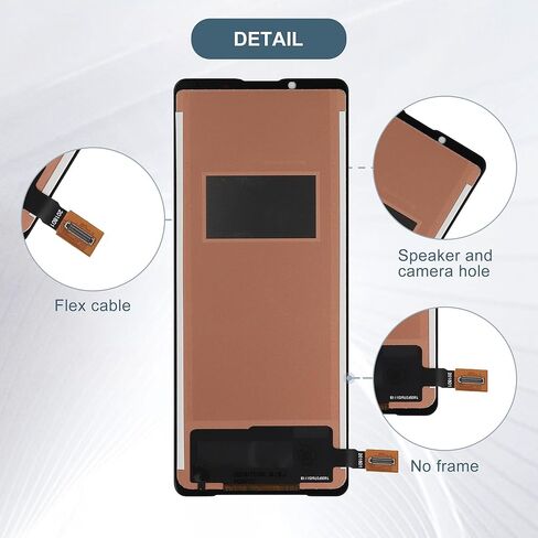 Replacement TFT Display Touch Screen Digitizer Assembly Compatible with Sony Xperia 5 III XQ-BQ72 6.1 with Tools（Black） in Saudi Arabia