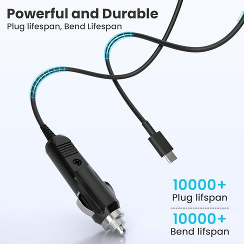 100W Laptop Car Charger USB C Compatible with Dell Latitude 5420 3520 5520 5510 7320 7520 7420 5430 5440 5540 5450,for Dell Pro 14 Plus 13 16 PB14250 PB13250 DB14250 PA16250 DB06250 PC16250 in Saudi Arabia